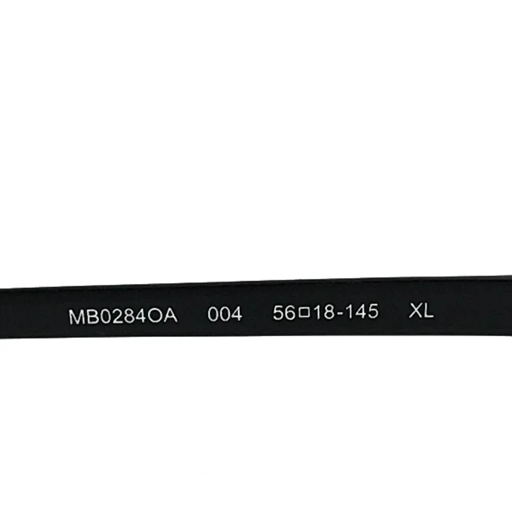 Montblanc Eyeglasses Frames MB0284OA 004 Black Square Asian Fit 56-18-145
